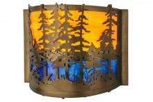  146953 - 12" Wide Tall Pines Wall Sconce