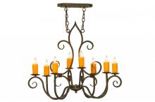  149115 - 36"L Clifton 8 LT Oblong Chandelier