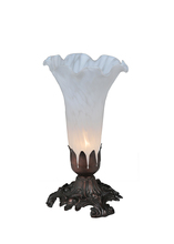  14946 - 7" High White Pond Lily Accent Lamp
