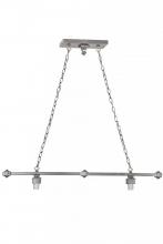  153979 - 42"L Nickel 2 LT Island Pendant Hardware