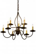  160692 - 28" Wide Earl 9 Light Chandelier