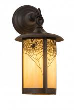  166026 - 8" Wide Fulton Spider Web Hanging Wall Sconce