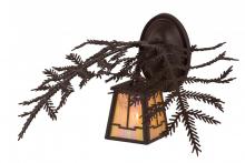  166568 - 16"W Pine Branch Valley View Wall Sconce