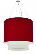  170480 - 34"W Cilindro Two Tier Textrene Pendant