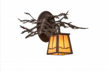  170877 - 16"W Pine Branch Valley View Left Wall Sconce