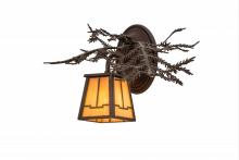  170878 - 16"W Pine Branch Valley View Right Wall Sconce