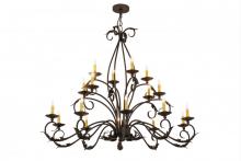  171783 - 54" Long Windsor 18 Light Oblong Chandelier