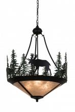  173130 - 24"W Wandering Moose Inverted Pendant