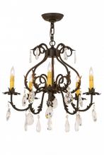  173175 - 24" Wide Chantilly 5 Light Chandelier