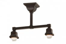  173749 - 15"L Timeless Bronze 2 LT Semi-Flushmount Hardware