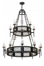  174330 - 48" Wide Toscano 15 Light Two Tier Chandelier