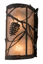  177967 - 8" Wide Whispering Pines Right Wall Sconce