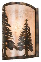  178370 - 8" Wide Tall Pines Wall Sconce