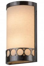  181532 - 8"W Cilindro Circulo Wall Sconce