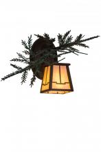  182275 - 16" Wide Pine Branch Valley View Right Wall Sconce