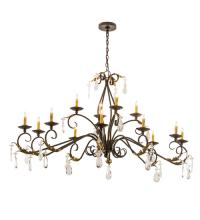  187263 - 62" Long Windsor 14 Light Oblong Chandelier