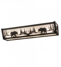  188350 - 24"W Bear at Lake Vanity Light