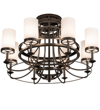  189538 - 46" Wide Saxony 8 Light Chandelier