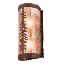  189847 - 5" Wide Tall Pines Wall Sconce