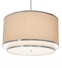  202506 - 48" Wide Cilindro Natural Textrene Pendant