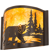  204479 - 12" Wide Bear at Lake Right Wall Sconce