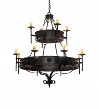  232109 - 48" Wide Lorenzo 12 Light Two Tier Chandelier