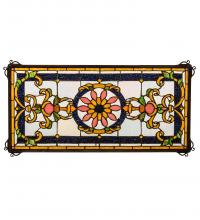  232846 - 25" Wide X 12" High Emma Stained Glass Window