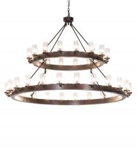  232940 - 72" Wide Noziroh Ring 40 Light Two Tier Chandelier