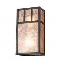  239366 - 6.5" Wide Hyde Park Double Bar Mission Wall Sconce