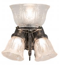  240031 - 15" Wide Revival Gas & Electric 3 Light Wall Sconce