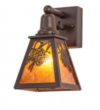  241798 - 6" Wide Winter Pine Wall Sconce