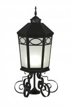Meyda Green 243501 - 16" Wide Restored Taft 1 Light Lantern Post Mount