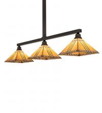  243955 - 62" Long Prairie Corn 3 Light Island Pendant