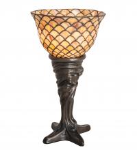  244877 - 15" High Tiffany Fishscale Mini Lamp