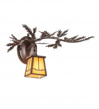  245635 - 16" Wide Pine Branch Valley View Right Wall Sconce