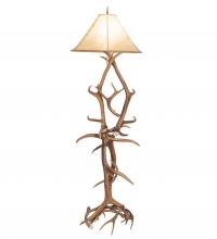  249118 - 75" High Antlers Elk & Mule Deer Floor Lamp