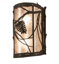  250481 - 10" Wide Whispering Pines Left Wall Sconce