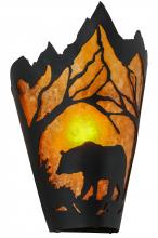  254761 - 8" Wide Bear at Dawn Wall Sconce