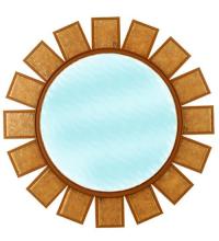  35749 - 36"W SOL MIRROR