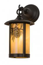 43797 - 8"W Fulton Winter Pine Hanging Wall Sconce