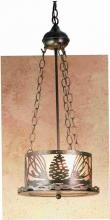  48347 - 10" Wide Mountain Pine Inverted Pendant