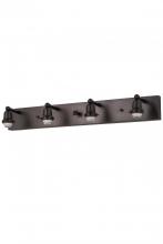  51796 - 36"W Craftsman Brown 4 LT Vanity Hardware