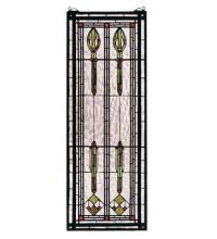  68020 - 11"W X 30"H Spear of Hastings Stained Glass Window