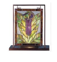  68552 - 9.5"W X 10.5"H Jack-in-the-Pulpit Lighted Mini Tabletop Window