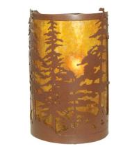  81808 - 6"W Tall Pines Corner Wall Sconce