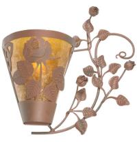 99452 - 20.5"W Roses & Leaves Wall Sconce
