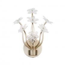  378W01GDAR - Wildflower 1-Lt Sconce - Gold Dust/Artifact