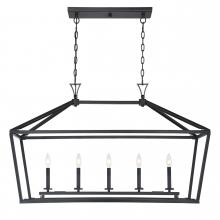 Savoy House 1-424-5-44 - Townsend 5-Light Linear Chandelier in Classic Bronze