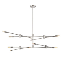 Savoy House 1-7001-12-109 - Lyrique 12-Light Chandelier in Polished Nickel