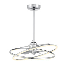  24-FD-745-11 - Dorado LED Fan D'Lier in Polished Chrome